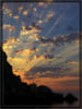 Облака на фоне заката: оригинал
