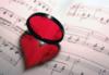 Схема вышивки «Музыкальное сердце»