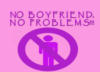 Схема вышивки «No boyfriend»