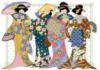 Схема вышивки «Японки»