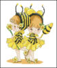 Схема вышивки «Дети пчелки»