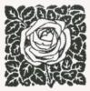 Схема вышивки «Подушка, роза»