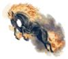 Схема вышивки «Огненная лошадь»