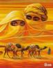 Схема вышивки «Пустыня и верблюды»