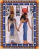 Схема вышивки «Нефертити и Исида»