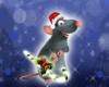 Схема вышивки «Новогодняя крыса»