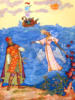 Схема вышивки «Сказка о царе салтане»