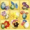 Схема вышивки «Цветы и пасхальные яйца»
