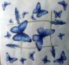 Схема вышивки «Голубые бабочки»