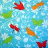 Схема вышивки «Птицы, бабочки, стрекозы»