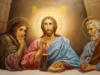 Схема вышивки «Пресвятая троица»