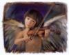 Схема вышивки «Ангел на скрипке»