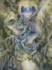 Схема вышивки «Синие жабы»