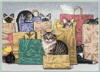 Схема вышивки «Подарочные коты»