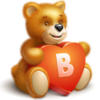 Схема вышивки «Медвежонок с сердечком»