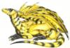 Схема вышивки «Желтый дракон»