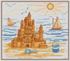 Схема вышивки «Замок на песке»