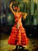 Схема вышивки «Испанский фламенко»
