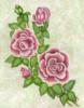Схема вышивки «Панно "Розы"»
