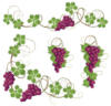 Схема вышивки «Грозди винограда»