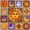 Схема вышивки «Солнце и луна»