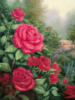 Схема вышивки «"Красные розы" Т. Кинкейд»