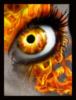 Схема вышивки «Огненный глаз»
