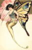 Схема вышивки «Девушка-бабочка»