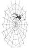 Схема вышивки «Паучек на паутинке»