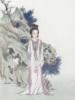 Схема вышивки «Китайская живописьЦветок лотоса»