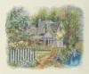 Схема вышивки «Домик в саду»