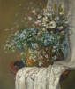 Схема вышивки «Букет цветов на столе»