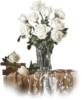 Схема вышивки «Букет белых роз»