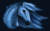 Схема вышивки «Синий конь»