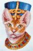Схема вышивки «Кошка фараона»