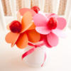 Схема вышивки «Розовые цветы в вазе»