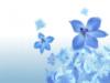 Схема вышивки «Подушка "Голубые цветы"»