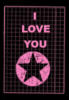 Схема вышивки «I love you»