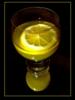 Схема вышивки «Лимон в бокале»