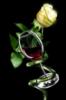 Схема вышивки «Бокал вина и роза»