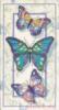 Схема вышивки «3 бабочки»