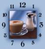 Схема вышивки «Часы кофе»