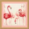 Схема вышивки «Розовые фламинго, 2»