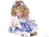 Схема вышивки «Куколка в голубом платье»