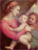Схема вышивки «Рафаэль.Мадонна с младенцем.»