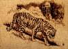 Схема вышивки «Бежевый тигр»
