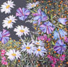 Схема вышивки «Подушка цветочная поляна»