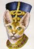 Схема вышивки «Кошачья Нефертити»