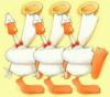 Схема вышивки «Три весёлых гуся»