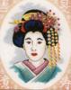 Схема вышивки «Портрет японки»
